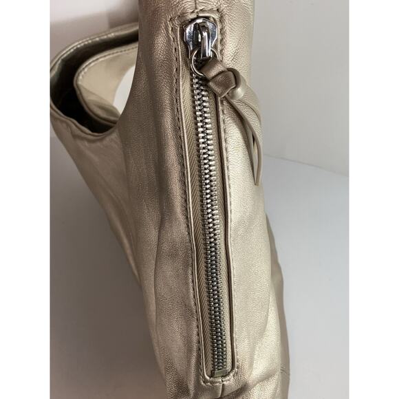 Hobo International Gabor Handbag Champagne Gold Metallic - Picture 6 of 12